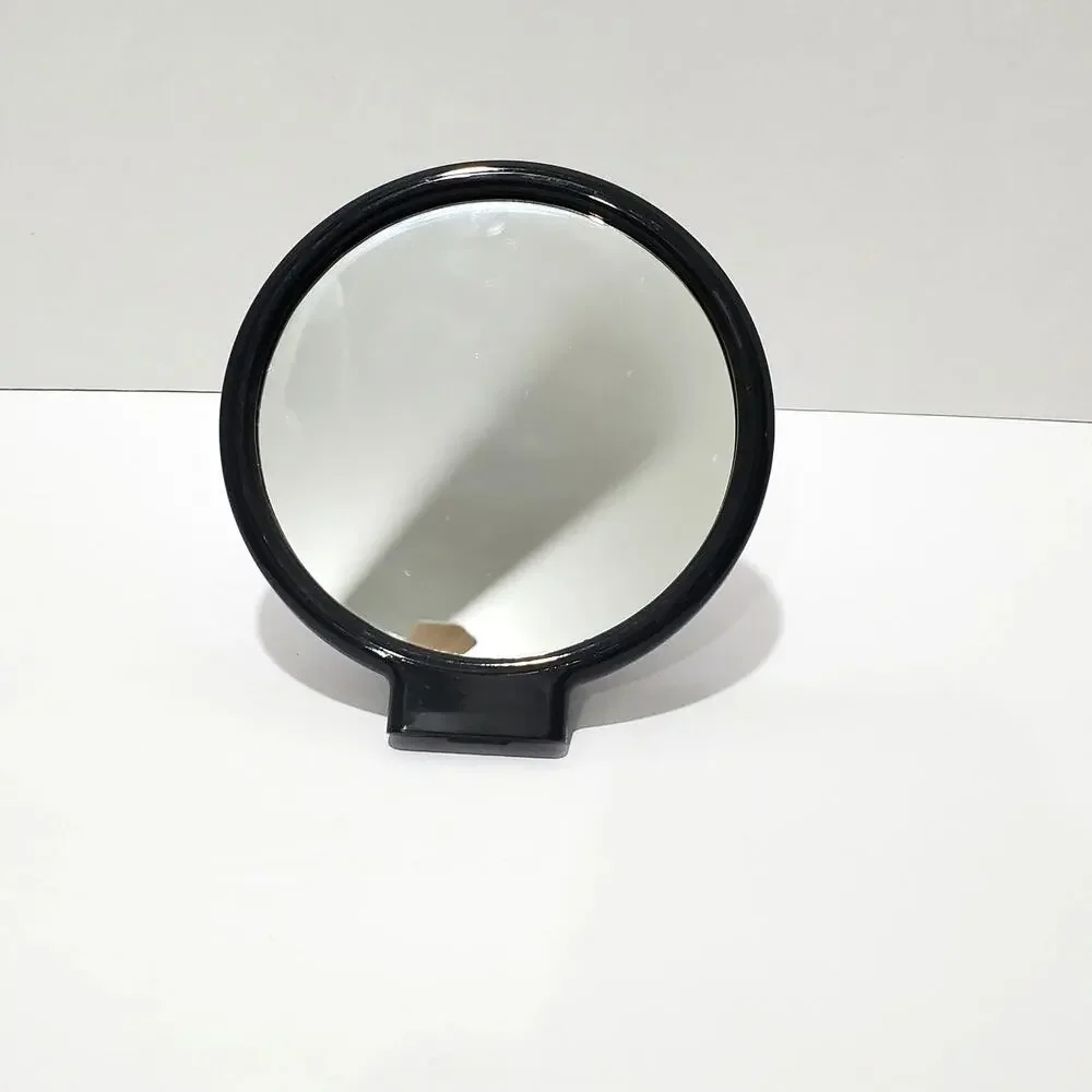 Vtg Revlon Black Bendable Handle Handheld / Hangable Mirror 5